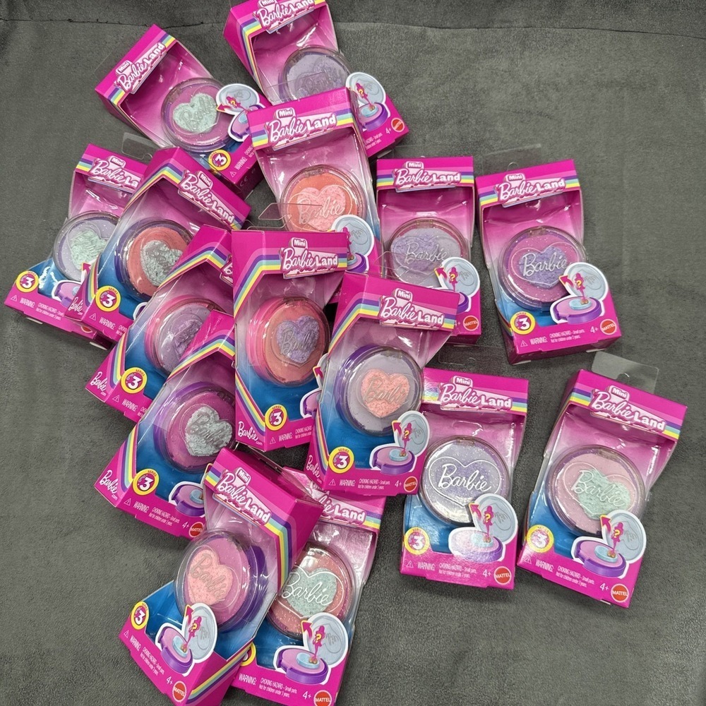 Mini Barbie Land Fashionistas Dolls Blush Compacts SERIES 3 -Lot Of 15